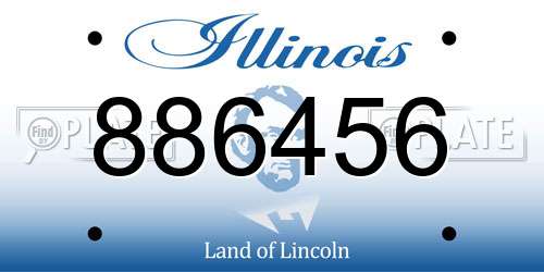 886456 Illinois License Plate