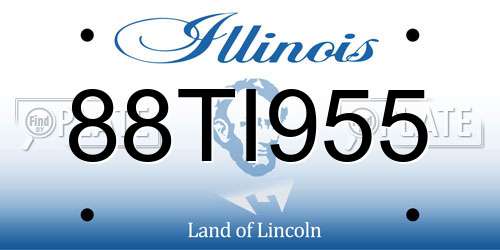 88TI955 Illinois License Plate