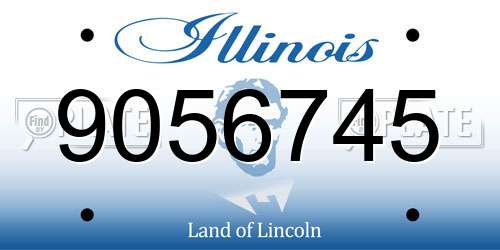 9056745 Illinois License Plate