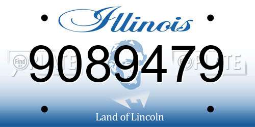 9089479 Illinois License Plate