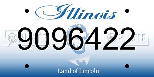 9096422 Illinois License Plate