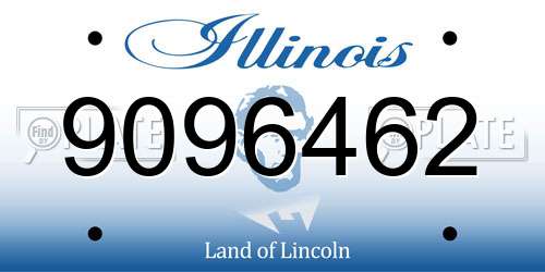 9096462 Illinois License Plate