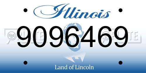 9096469 Illinois License Plate