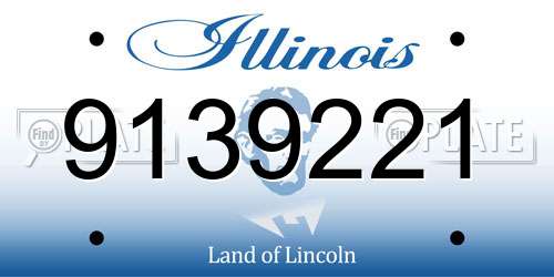 9139221 Illinois License Plate