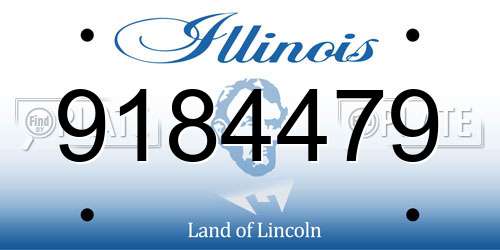 9184479 Illinois License Plate