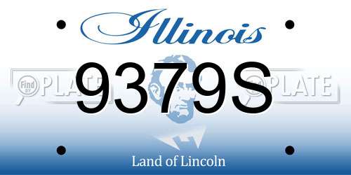 9379S Illinois License Plate