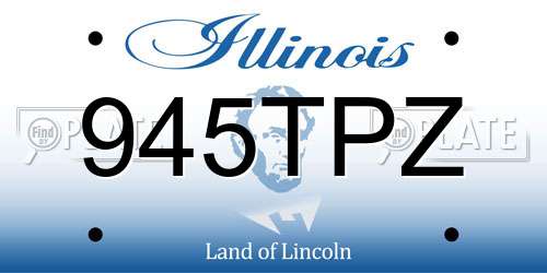 945TPZ Illinois License Plate