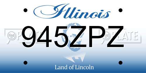 945ZPZ Illinois License Plate
