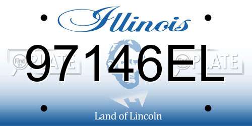 97146EL Illinois License Plate