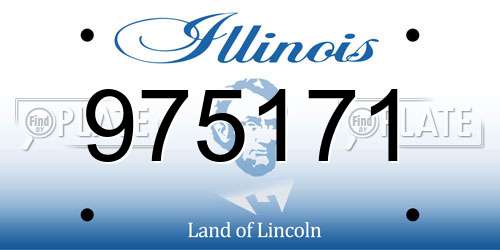 975171 Illinois License Plate