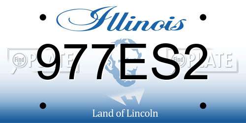 977ES2 Illinois License Plate