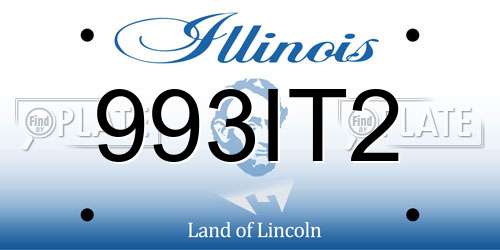 993IT2 Illinois License Plate