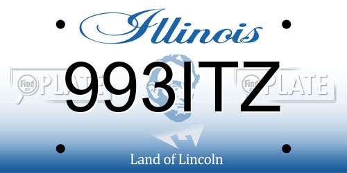 993ITZ Illinois License Plate