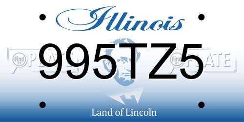 995TZ5 Illinois License Plate