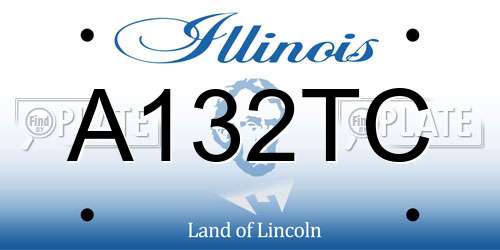 A132TC Illinois License Plate
