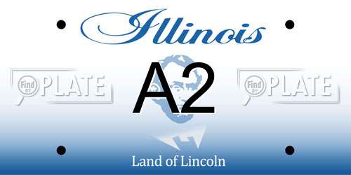 A2 Illinois License Plate