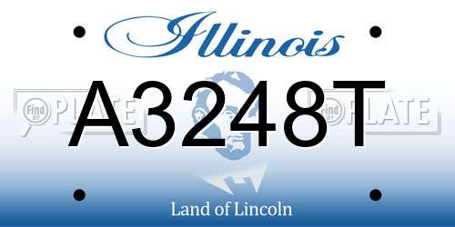 A3248T Illinois License Plate