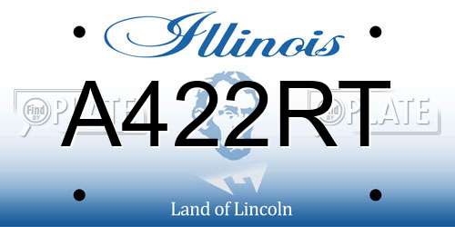 A422RT Illinois License Plate