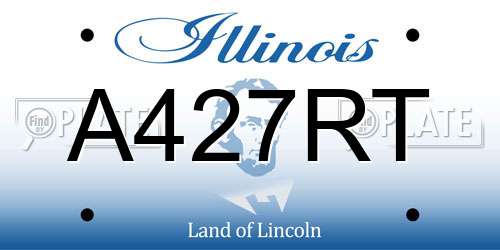 A427RT Illinois License Plate