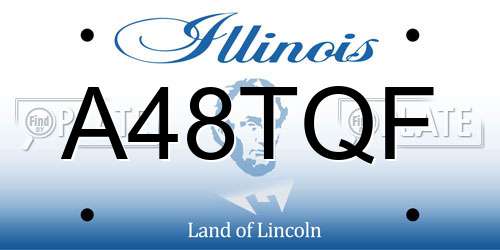 A48TQF Illinois License Plate