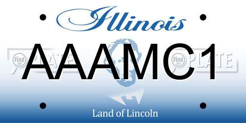 AAAMC1 Illinois License Plate