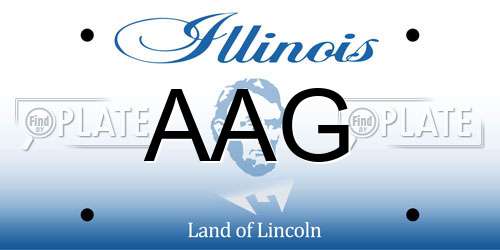 AAG Illinois License Plate