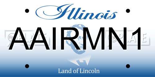 AAIRMN1 Illinois License Plate