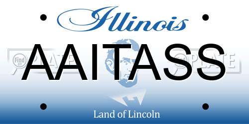 AAITASS Illinois License Plate