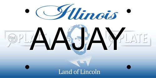 AAJAY Illinois License Plate