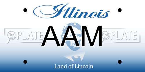 AAM Illinois License Plate