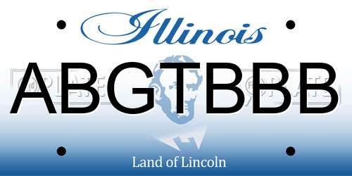 ABGTBBB Illinois License Plate