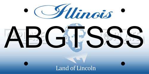 ABGTSSS Illinois License Plate