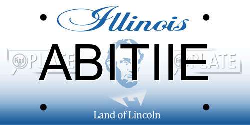 ABITIIE Illinois License Plate