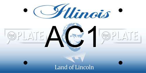 AC1 Illinois License Plate