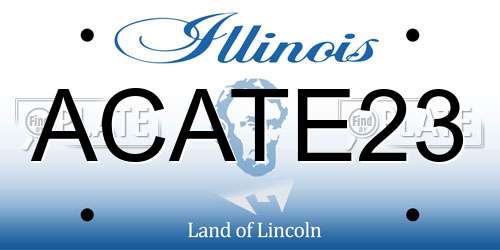 ACATE23 Illinois License Plate