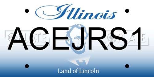 ACEJRS1 Illinois License Plate