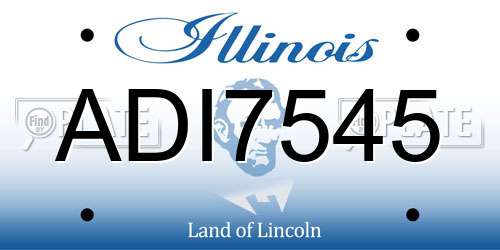ADI7545 Illinois License Plate