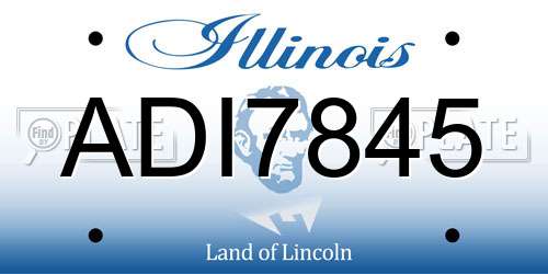 ADI7845 Illinois License Plate