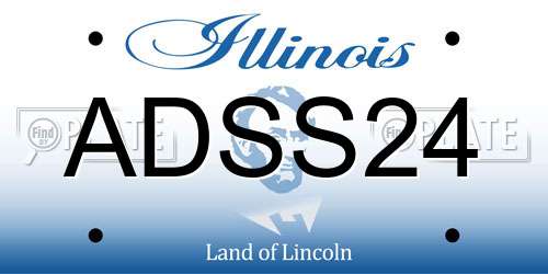 ADSS24 Illinois License Plate