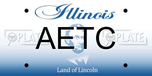 AETC Illinois License Plate