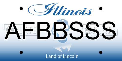 AFBBSSS Illinois License Plate