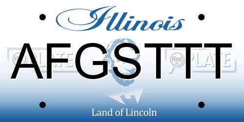 AFGSTTT Illinois License Plate