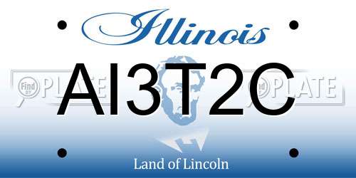 AI3T2C Illinois License Plate