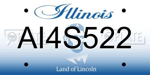 AI4S522 Illinois License Plate
