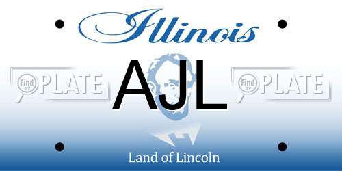 AJL Illinois License Plate
