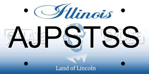 AJPSTSS Illinois License Plate