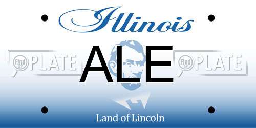 ALE Illinois License Plate