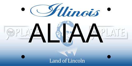 ALIAA Illinois License Plate
