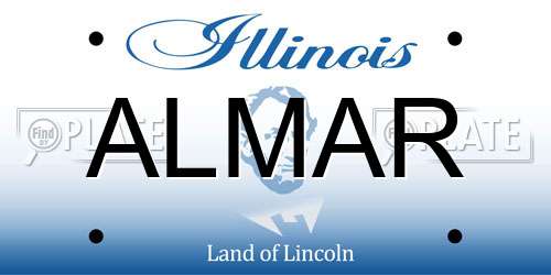ALMAR Illinois License Plate