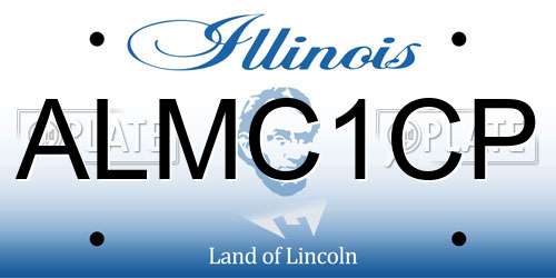 ALMC1CP Illinois License Plate